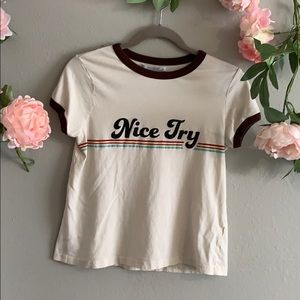 Pull&Bear EUR Large “nice try” tee